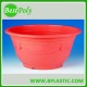 Red Color Plastic Flower pot 