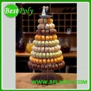 Plastic macarons display for wedding
